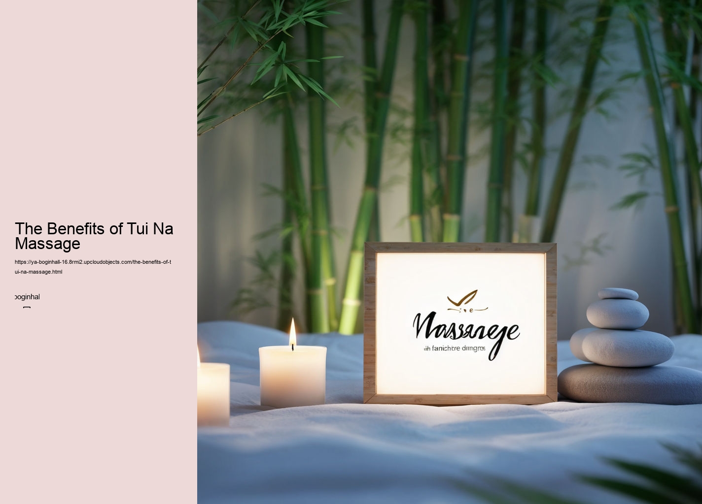 The Benefits of Tui Na Massage